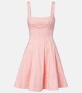 Staud Wells Cotton Minidress