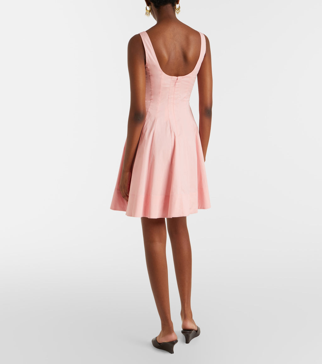 Staud Wells Cotton Minidress